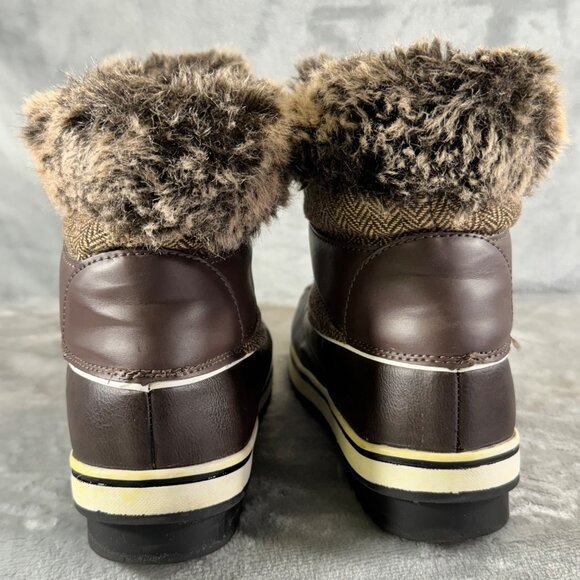 Mishansha Women's 9 Winter Snow Boots Outdoor Non-slip Warm Waterproof with fur - Picture 16 of 16